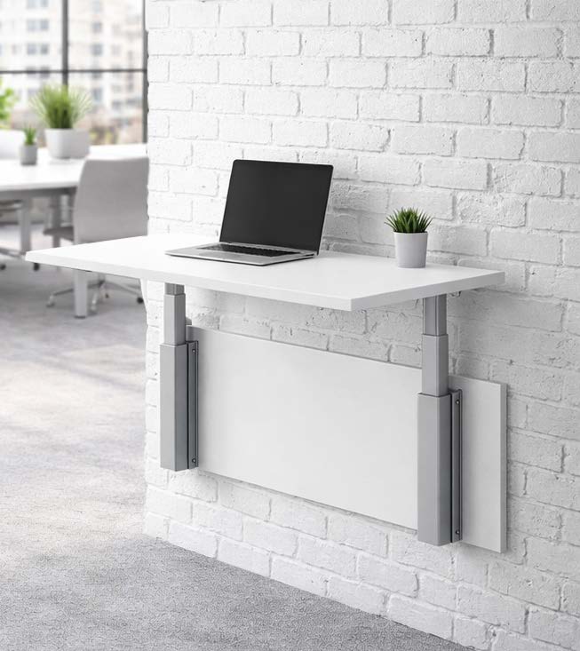 Wall-mounted Levio desk