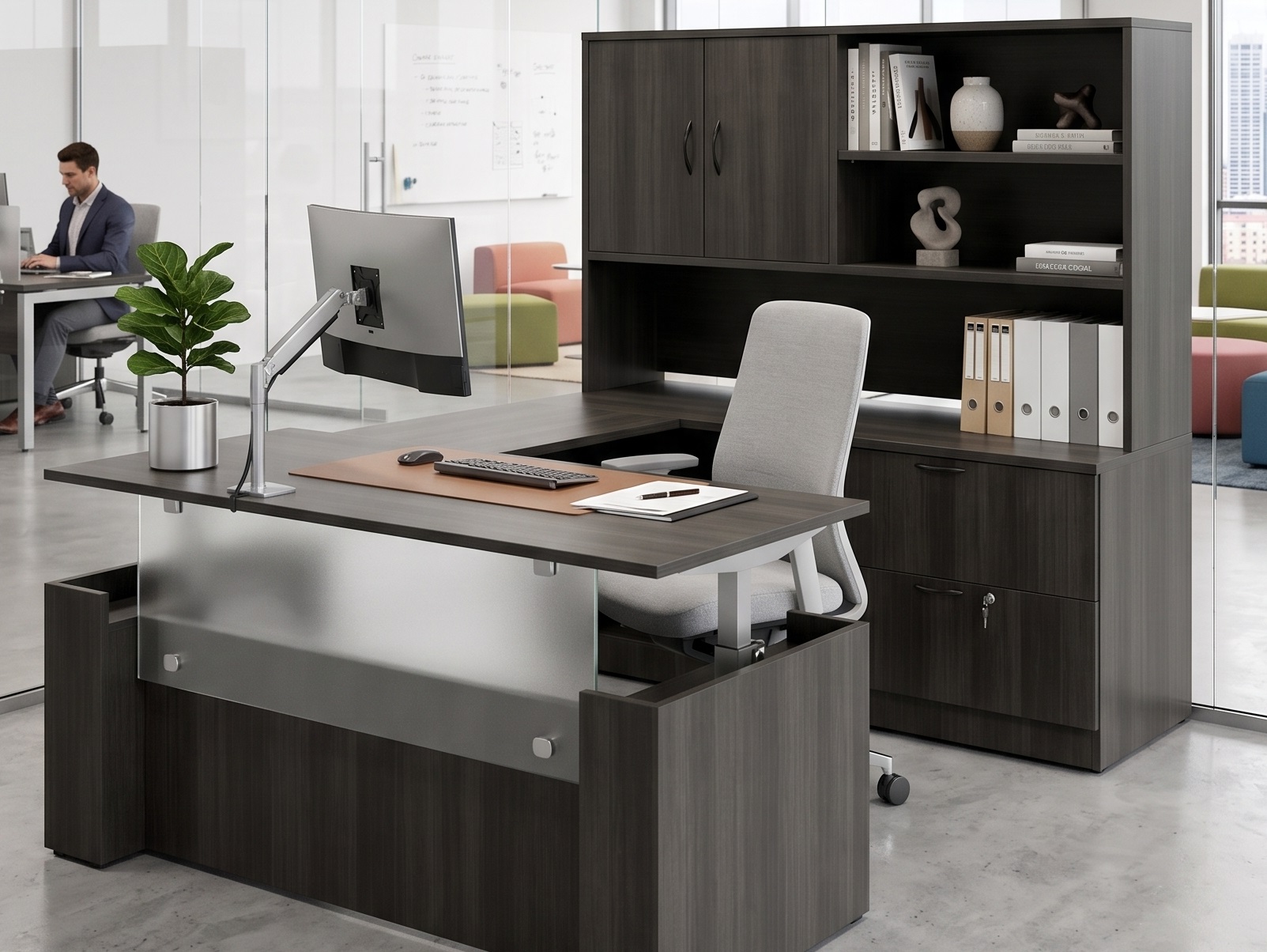 Quad Station Open Plan