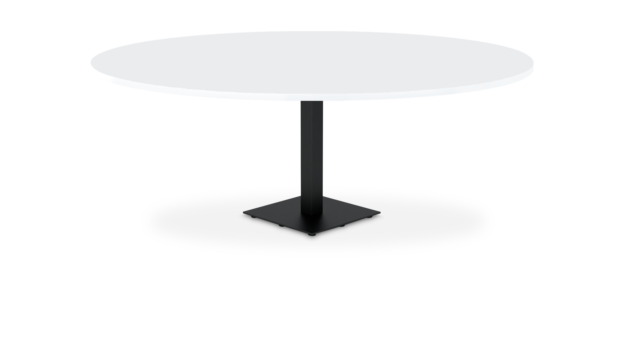 Round Top — Disc Square Base