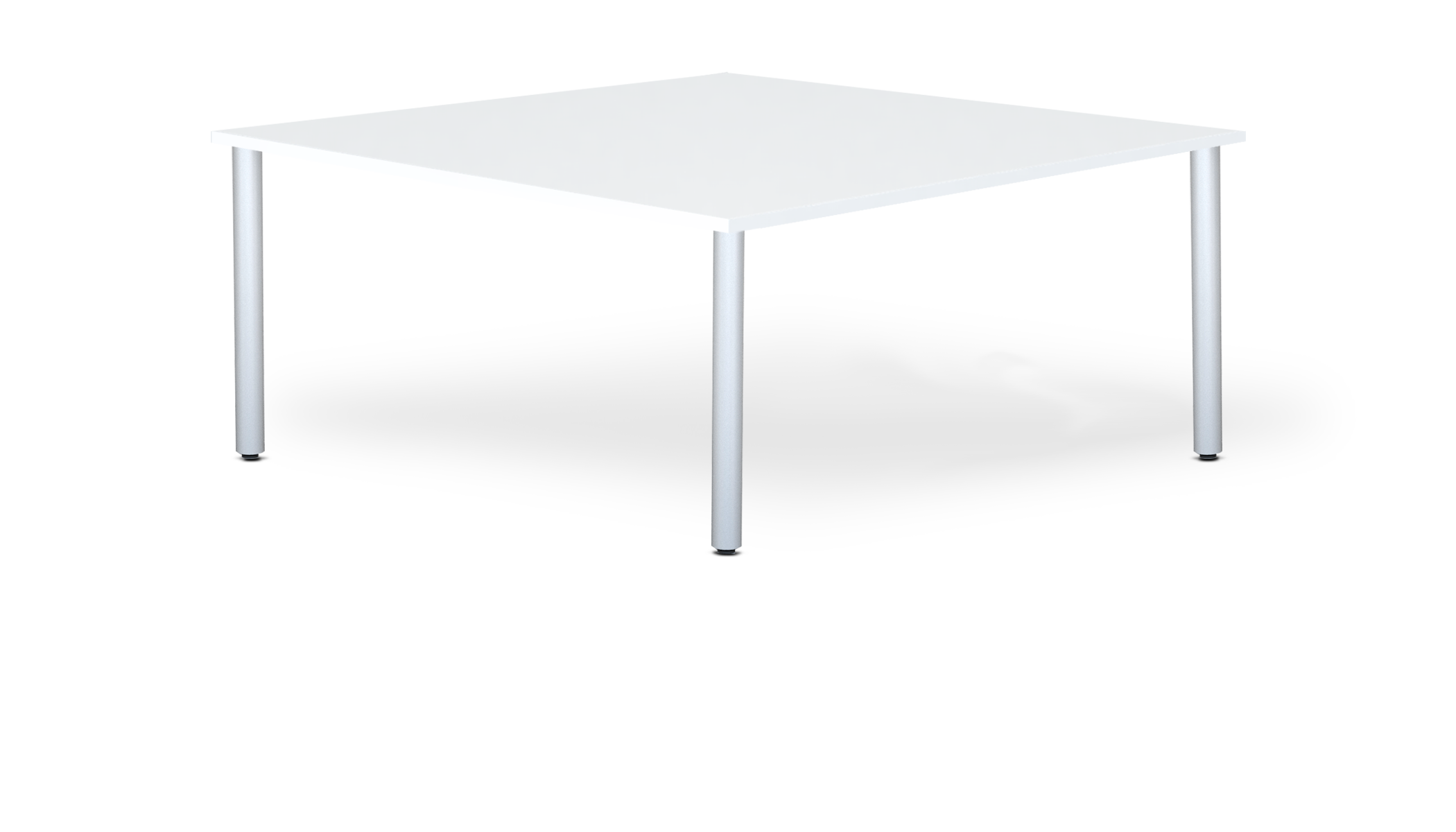Square Top — Round Post Legs