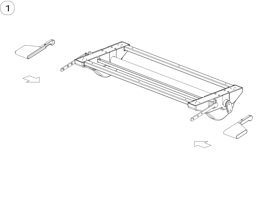 Fit the pivot brackets